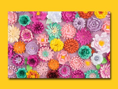 Produce and Juice: Papierblumen