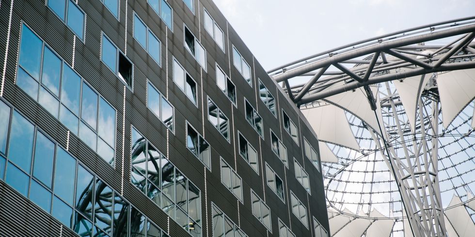Sony Center Dach Aufnahme
