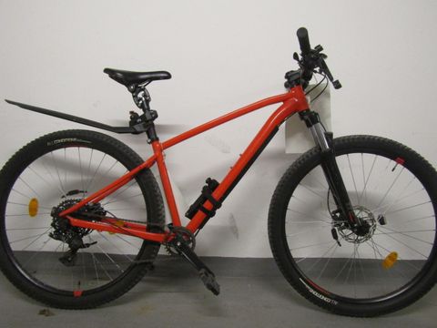 Oranges Herrenfahrrad