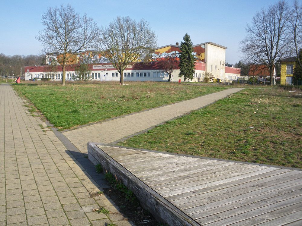 Die Grünanlage bedarf einer Aufwertung.