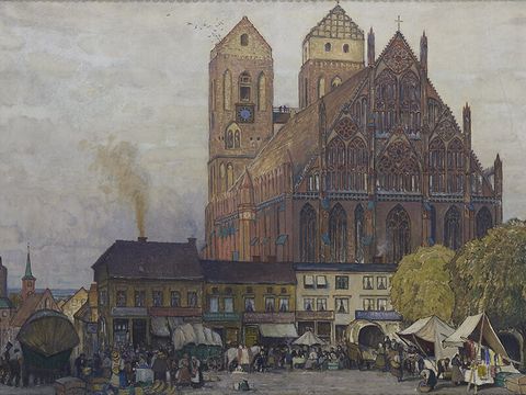Marienkirche in Prenzlau, Hans Hartig, Wandgemälde 013 (Bild: Mila Hacke, Mila Hacke Architektur-Fotografie, Berlin,Potsdamer Str. 116, 10785 BerlinKeine Nutzungsrechte, außer erteilt!Ak)