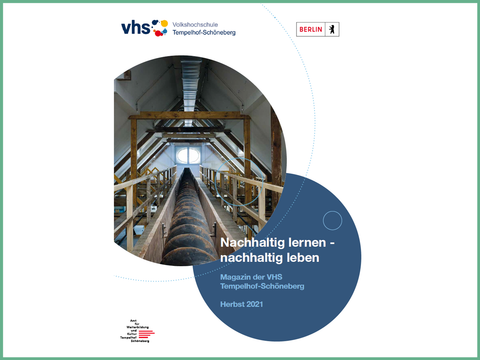 Titelbild des Magazins vhs Tempelhof-Schöneberg - Herbst 2021
