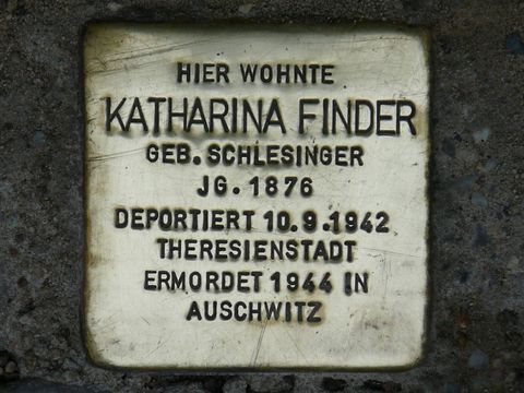 Stolperstein für Katharina Finder