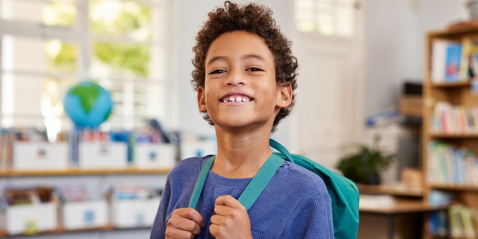 Grundschüler der 4. Klasse vor dem Wechsel auf eine weiterführende Schule