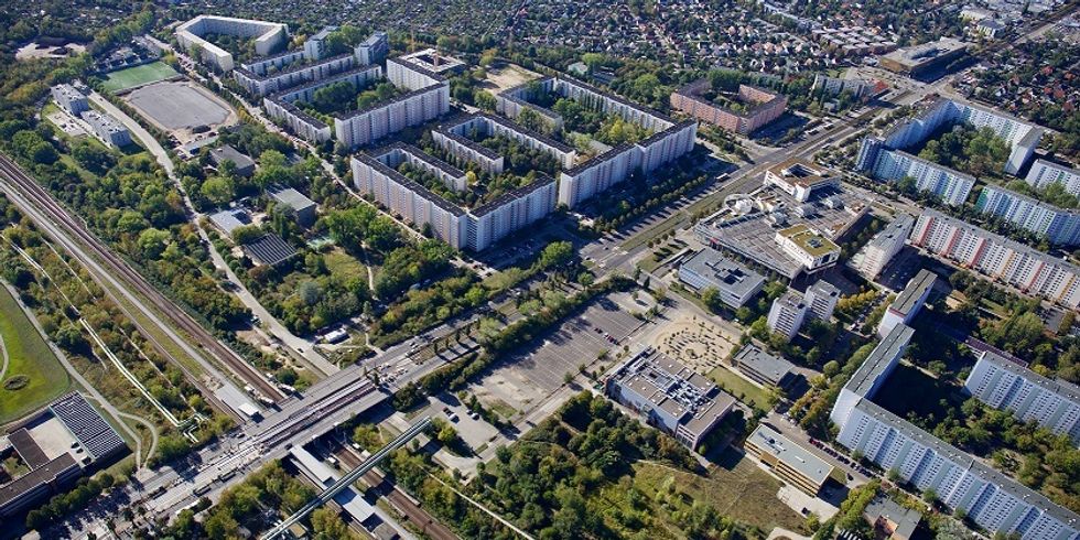 Luftbildaufnahme Neu-Hohenschönhausen