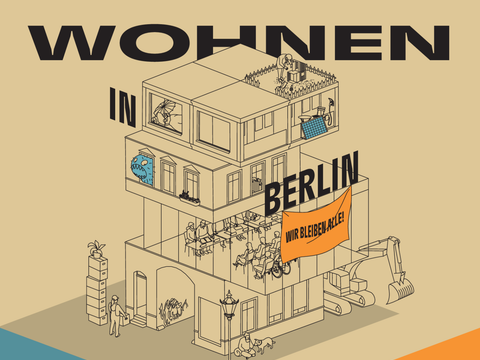 Titelblatt der Broschüre "Wohnen in Berlin"