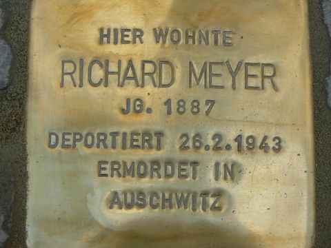 Stolperstein Richard Meyer