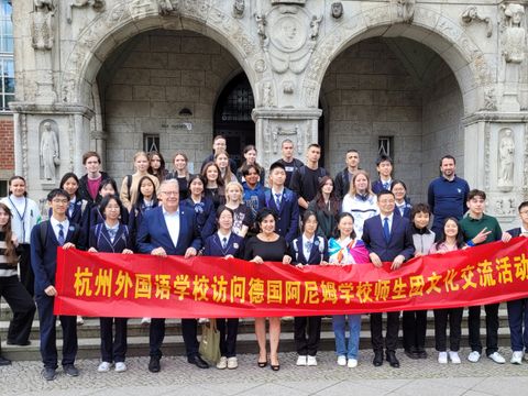 Auf Gegenbesuch in Reinickendorf: Schüler aus Hangzhou (Bild: BA Rdf)