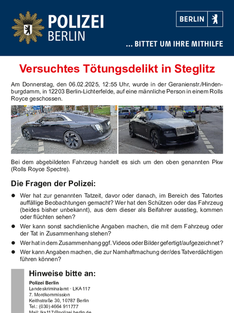 Zeugenaufruf (Bild: Polizei Berlin)
