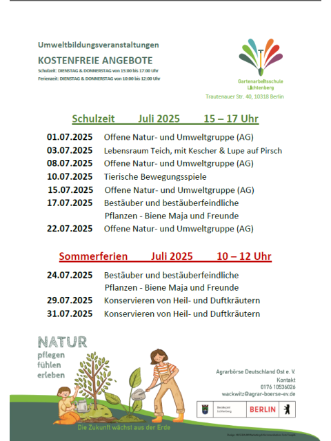 Monatsplakat 07-2025 (Bild: Bezirksamt Lichtenberg)