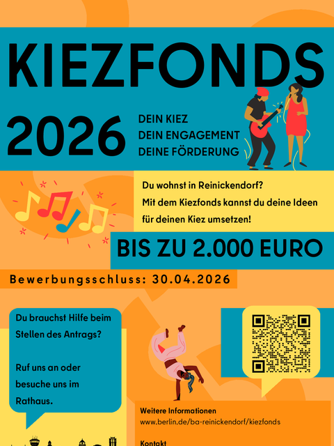 Plakat KIEZFONDS 2026 (Bild: Sebastian Meier)