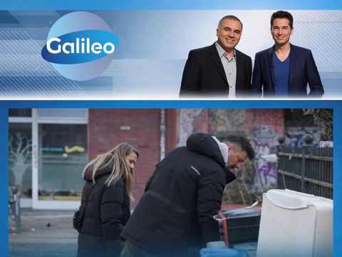 Galileo-Beitrag Waste Watcher im Einsatz