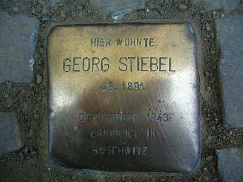 Stolperstein für Georg Stiebel