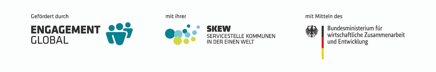 Gefördert durch Logos Engagement Global, SKEW, BMZ