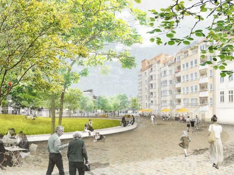3. Preis: Hutterreimann Landschaftsarchitektur GmbH, Berlin (Bild: Hutterreimann Landschaftsarchitektur GmbH/Senatsverwaltung für Stadtentwicklung und Wohnen)