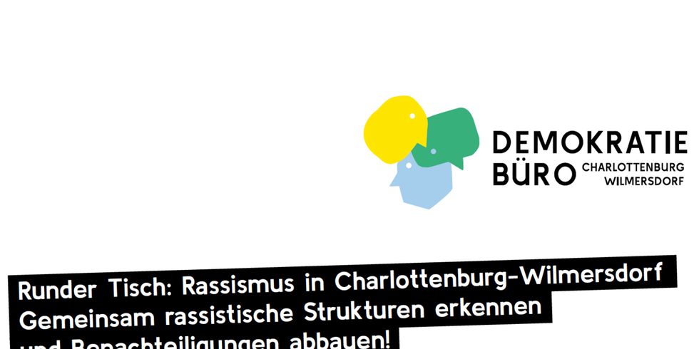 Logo Runder Tisch Rassismus in CW 2023
