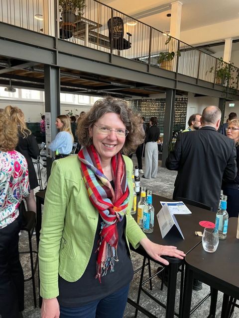 Bezirksstadträtin Stephan bei der Abschlussveranstaltung im BEYDES New Working Culture (Bild: BA Reinickendorf)