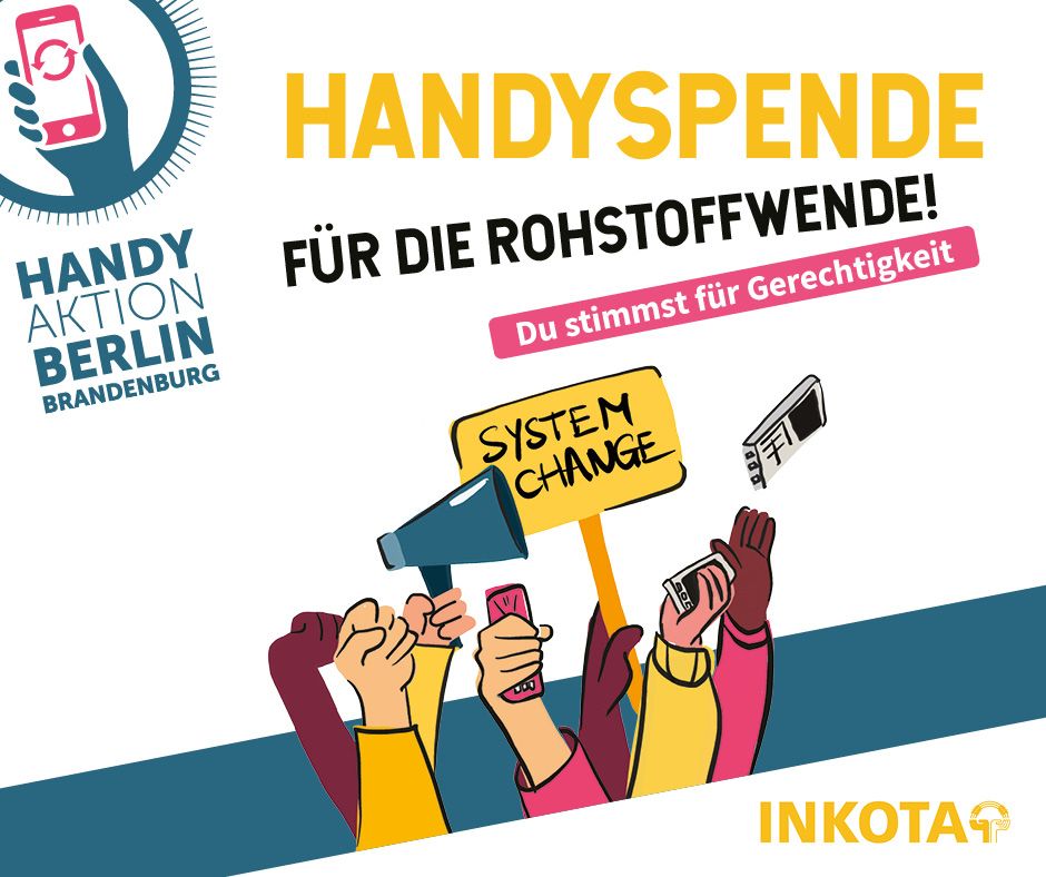 Handyaktion Berlin-Brandenburg - Sharepic "Rohstoffwende"