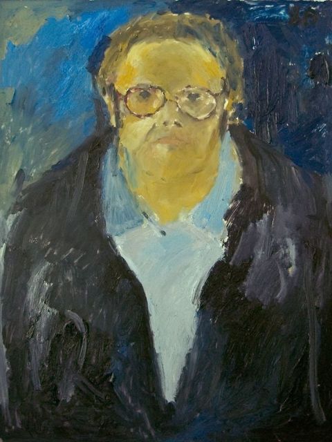 Selbstporträt, 1986 (Bild: Fotograf: Friedhelm Hoffmann)