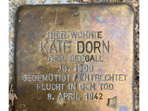 Stolperstein für Käte Dorn, Westfälische straße 26