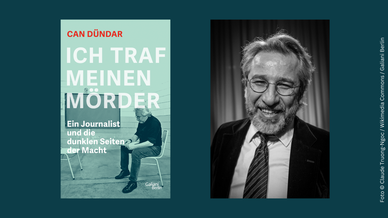 Buchcover mit Autorenfoto