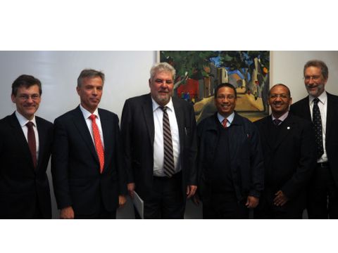 Gruppenfoto Besuch Südafrika
