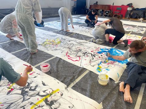 „Der Partitur Farbe geben“ – Inklusiver und interdisziplinärer Workshop an der Hochschule für Schauspielkunst „Ernst Busch“ (Bild: Jac Carley)