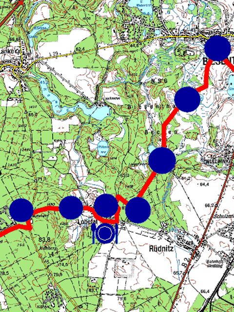 Wanderkarte (Bild: Berliner Forsten)