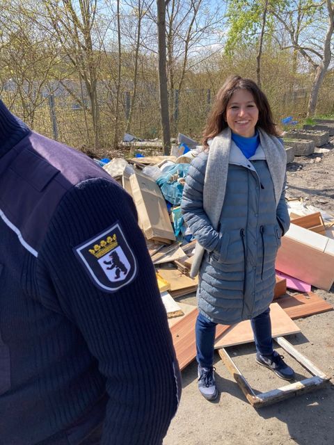 Filiz mit Sperrmüll