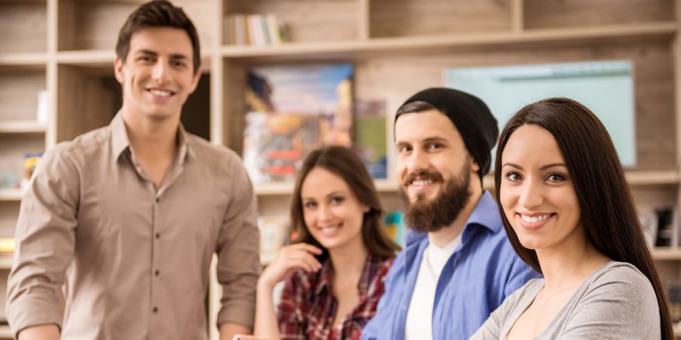 Gruppe von Kreativen