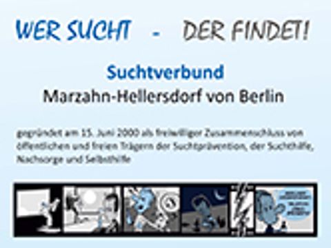 Ausschnitt vom Rollbanner für den Suchtverbund