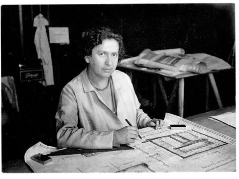 Die Architektin Marie Frommer, ca. 1928