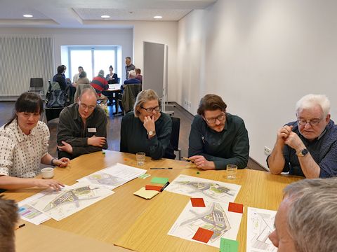 Stakeholder-Workshop Vorplatz Bahnhof Suedkreuz Hildegard-Knef-Platz