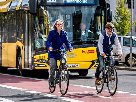 Radfahrer in Berlin