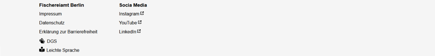 Link-Listen Fischerei-Amt