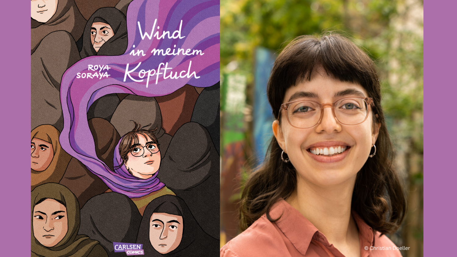 Coverabbildung und Portrait der Autorin