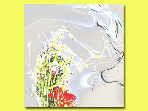 abstraktes Bild einer Ausstellung