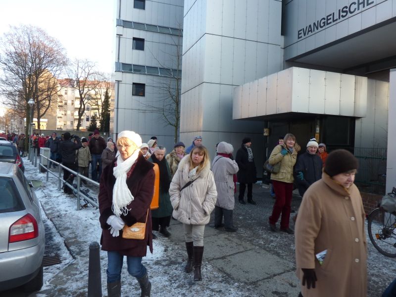An der Evangelischen Schule Charlottenburg, 11.2.2012, Foto: KHMM