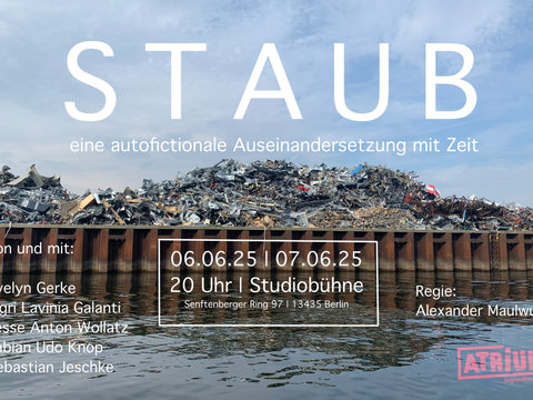 Flyer der Theaterproduktion DramART (Bild: ATRIUM)