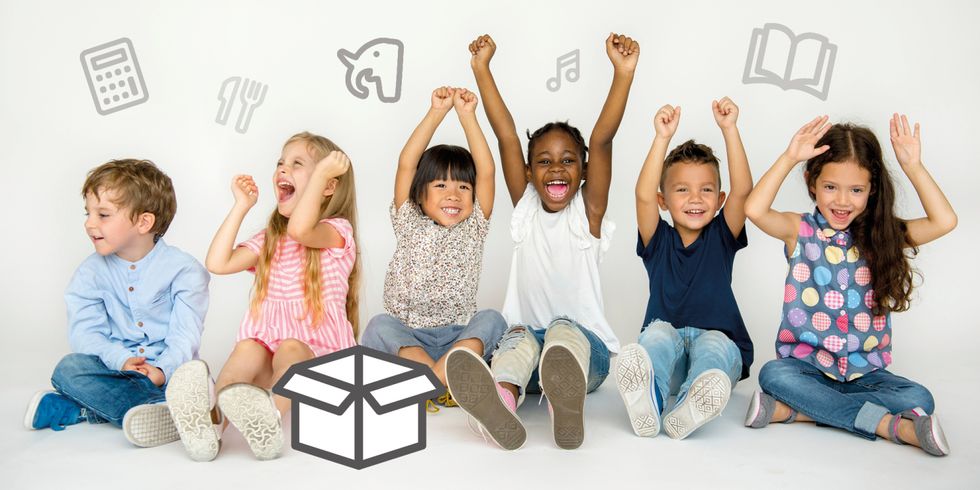 Kindergruppe freut sich