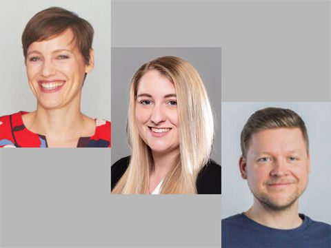 Karla Verlinden, Marie-Sophie Krüger und Johannes Wendsche