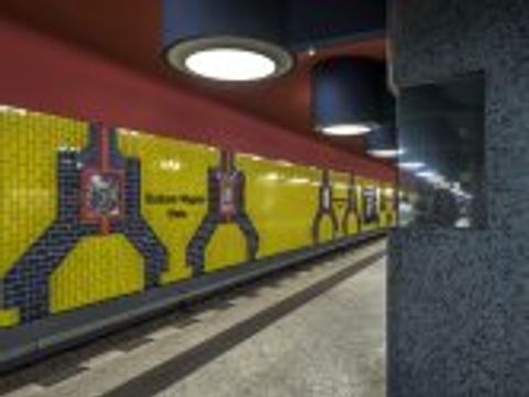 Charlottenburg, U-Bahnhof Richard-Wagner-Platz