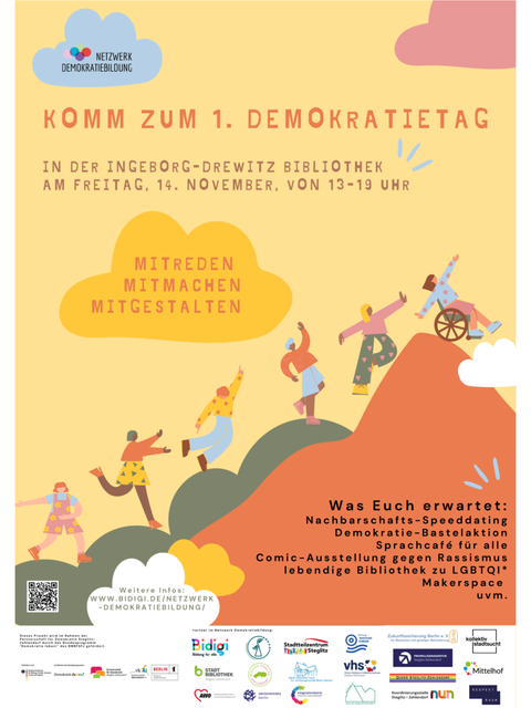 Plakat Demokratietag (Bild: Bidigi e.V.)