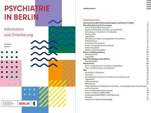 Cover und Inhalt Ratgeber Psychiatrie, 8. Auflage