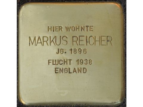 Stolperstein Markus Reicher (Bild: Stolpersteine-Initiative CW, Hupka)