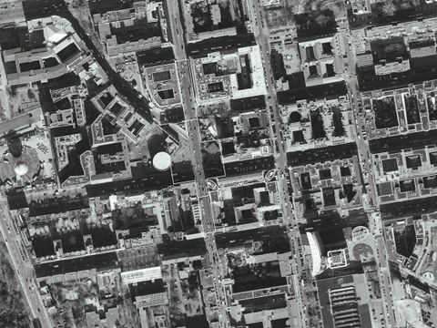 Luftbild Checkpoint Charlie