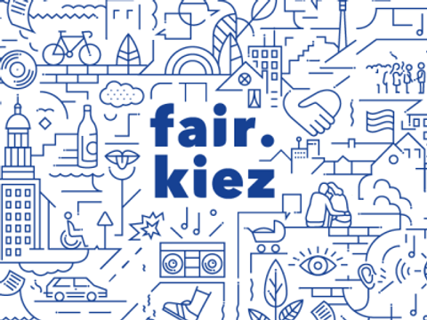 Logo des Projektes fair kiez