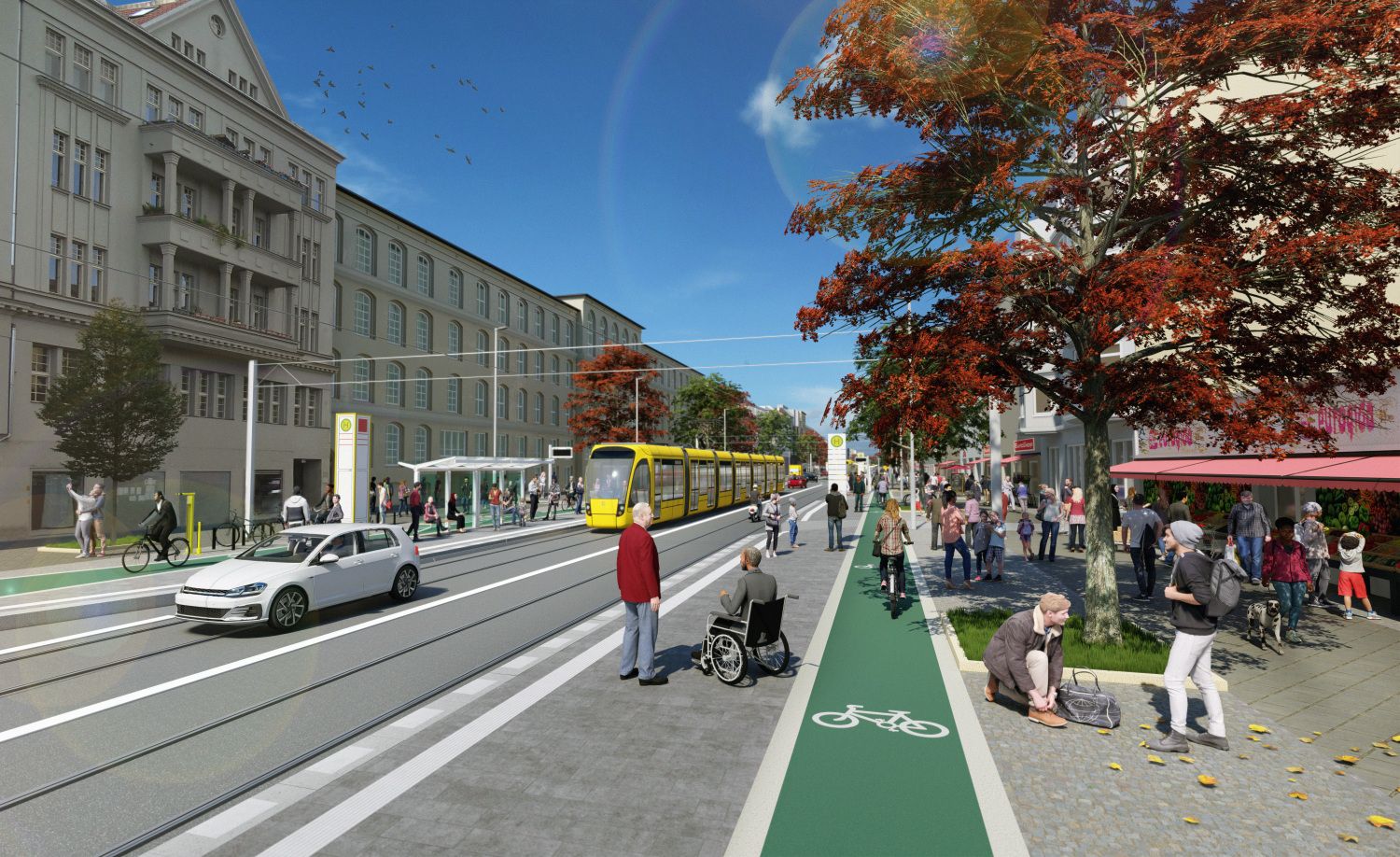 Visualisierung: Turmstraße - Oldenburger Straße