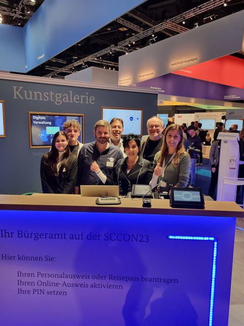 Die Fuchs-Familie auf der SCCON 2023 (Bild: BA Rdf)