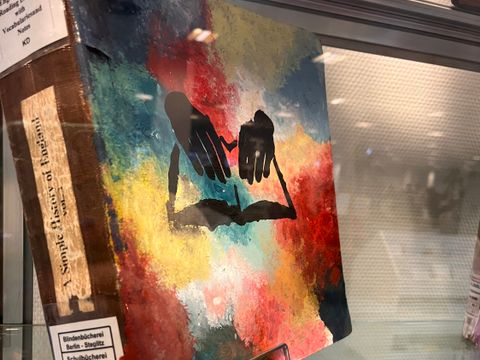 ausgestellte Braille-Bücher